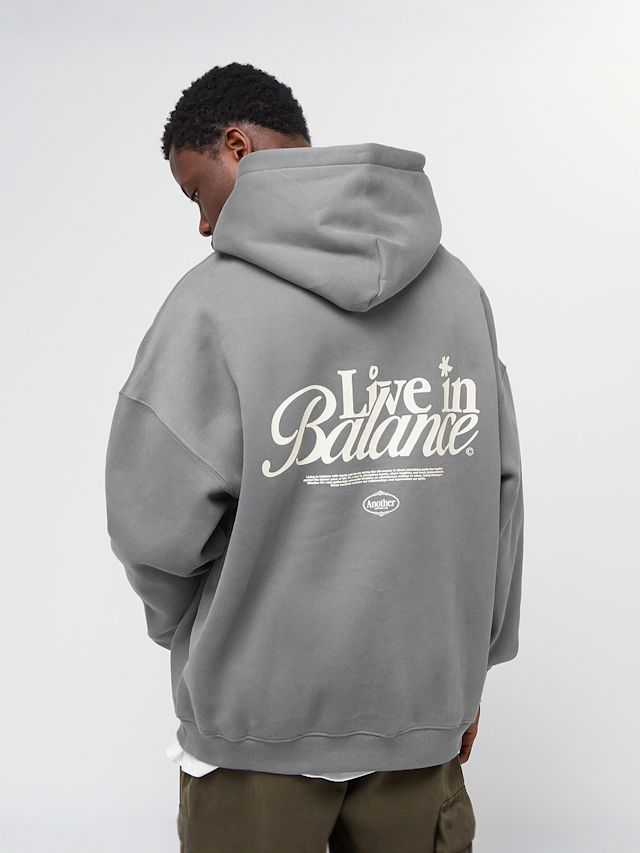 Another Cotton Lab, Live in Balance Heavy Oversized Hoodie, grey, Image 1 of 5