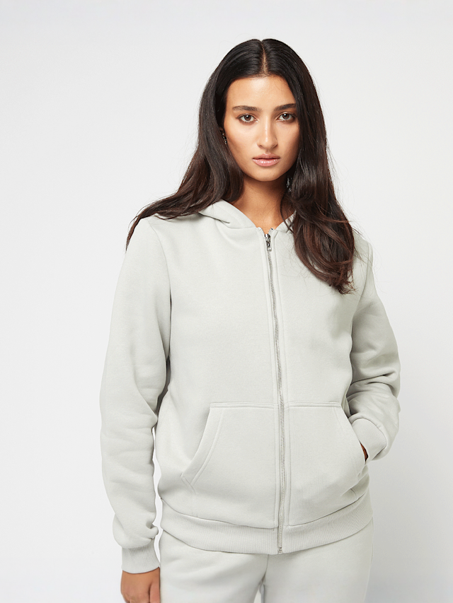 Urban Classics, Fluffy Zip Hoody, grey, Image 1 of 5