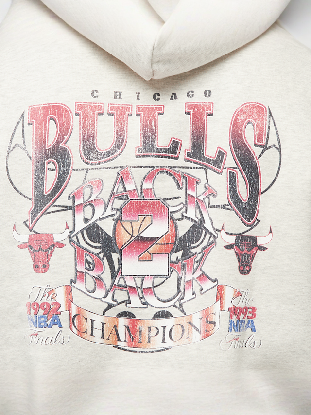 Mitchell & Ness, NBA Chicago Bulls Easy Cool Graphic Hoody, beige, Image 5 of 6