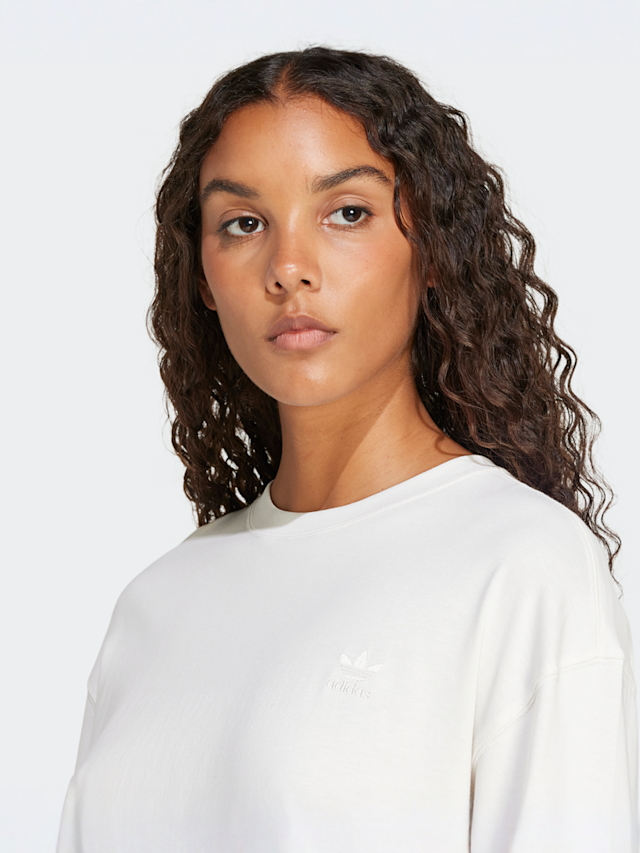 adidas Originals, Trefoil Backprint Longsleeve, white, Image 3 of 5