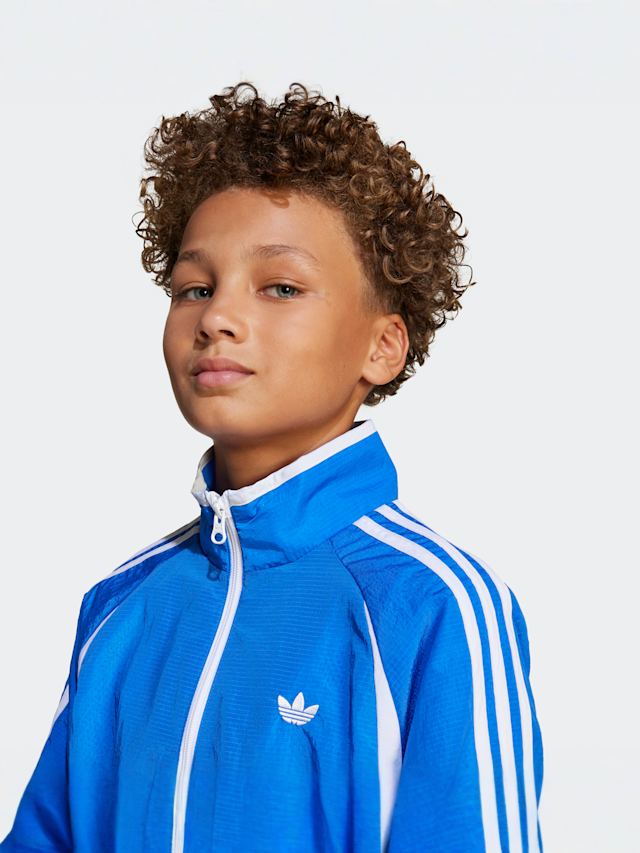 adidas Originals, Woven 3-Streifen Track Jacket, blue, Image 3 of 5