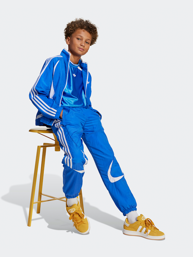 adidas Originals, Woven Track Pants, blue, Image 5 of 5
