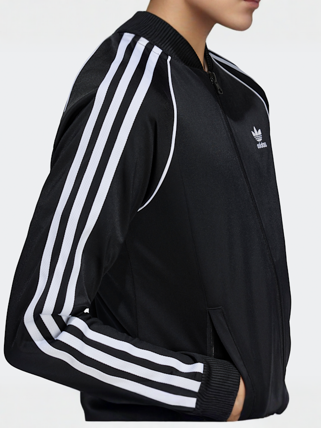 adidas Originals, Superstar Track Jacket, black, Image 4 of 5