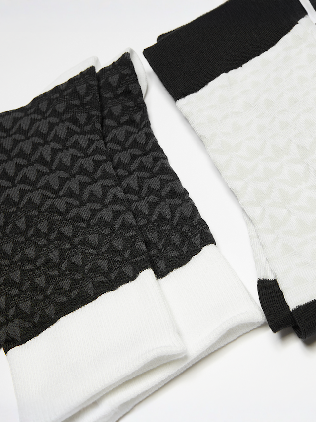 adidas Originals, 2 PACK - Monogram Crew Socks, black, Image 2 of 2
