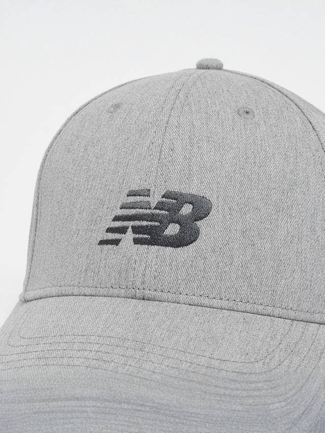 New Balance, 6 Panel Structured Snapback, grey, Image 4 of 4
