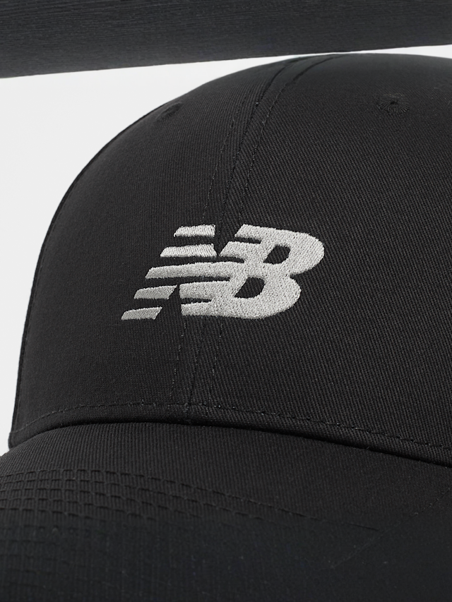 New Balance, 6 Panel Structured Snapback, black, Image 4 of 4