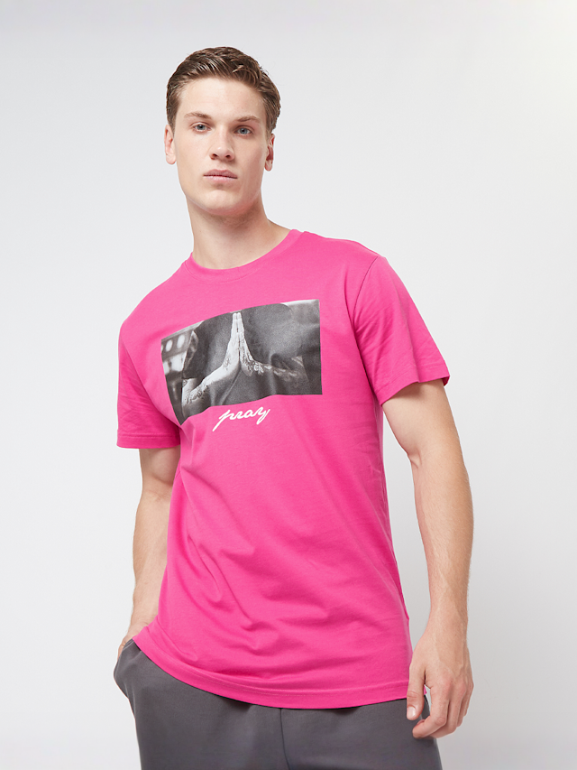 Mister Tee, Pray Tee, light pink, Image 1 of 4