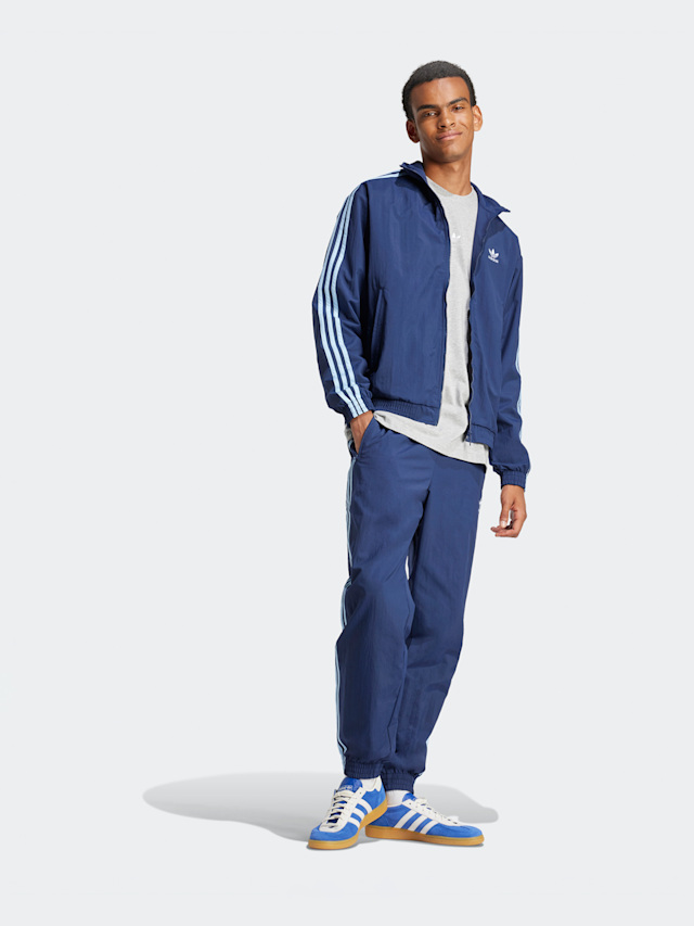 adidas Originals, Adicolor Woven Firebird Track Top, blue, Image 5 of 5
