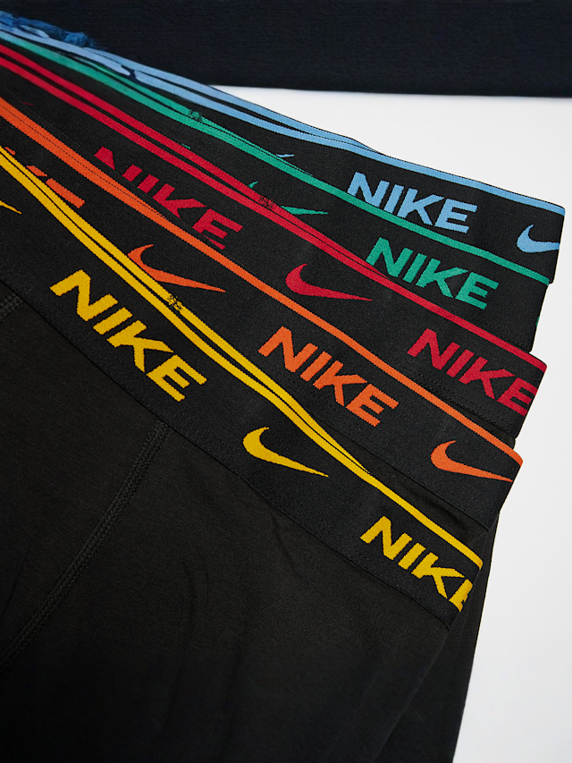 Nike, 5 PACK - Color Pop Dri-FIT Everyday Cotton Youth Boxer Brief, black, Image 2 of 2