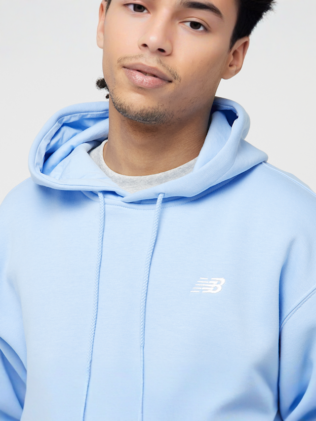 New Balance, Sport Essentials Fleece Hoodie, blue, Image 3 of 4