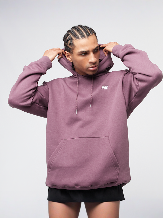 New Balance, Sport Essentials Fleece Hoodie, purple, Image 1 of 4