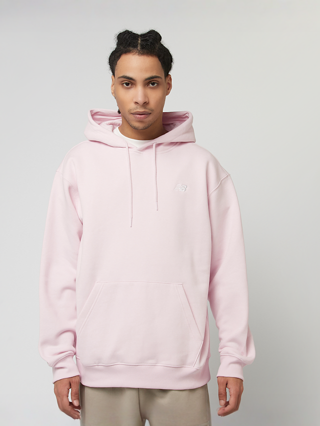 New Balance, Sport Essentials Fleece Hoodie, light pink, Image 1 of 4