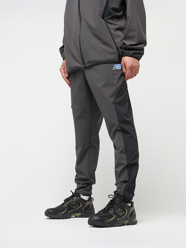 New Balance, Woven Tapered Track Pant, grey, Image 1 of 4