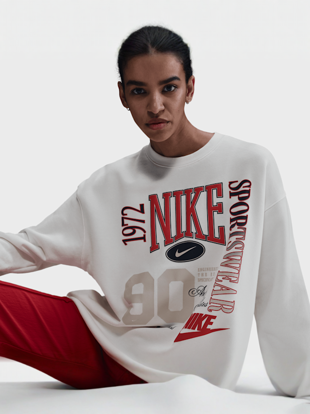 Nike, Sportswear Street Fleece Crew, beige, Image 3 of 4