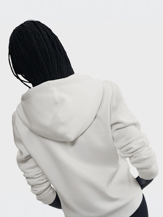 Nike, Sportswear Phoenix Fleece Full-Zip Hoodie, beige, Image 4 of 5