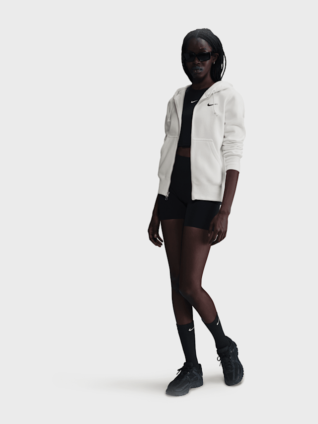 Nike, Sportswear Phoenix Fleece Full-Zip Hoodie, beige, Image 5 of 5