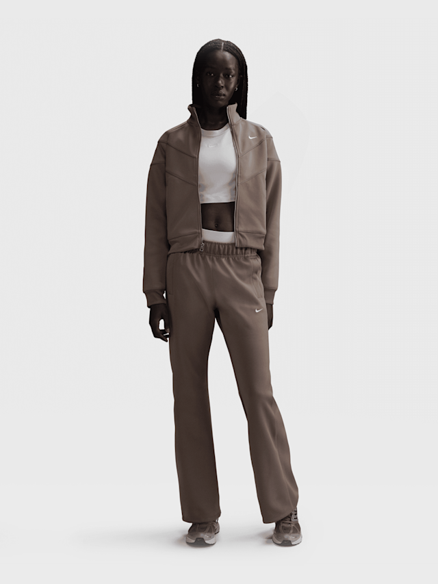 Nike, Sportswear Windrunner Mid-Rise Poly Knit Pants, brown, Image 4 of 4