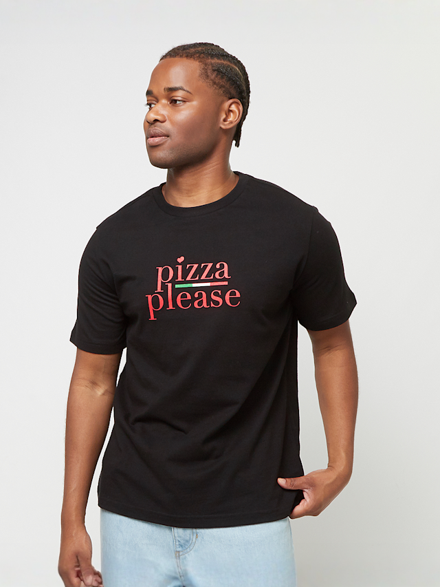 Mister Tee, Pizza Please Tee, black, Image 1 of 4