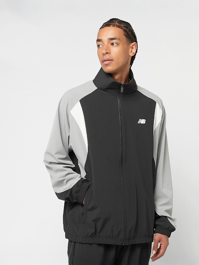 New Balance, Woven Track Jacket, black, Image 1 of 5