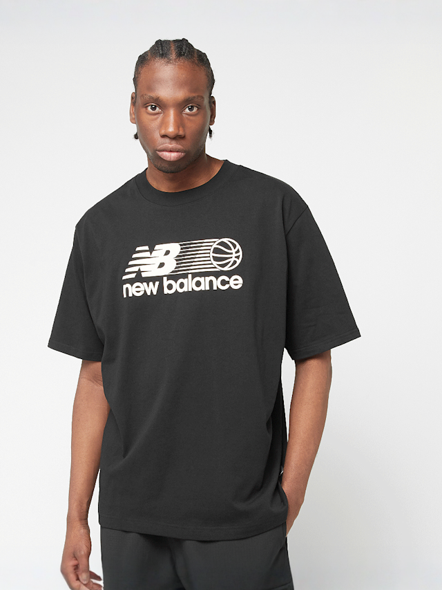 New Balance, Hoops Graphic T-Shirt, black, Image 1 of 4