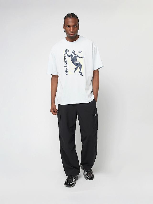 New Balance, Hoops Graphic Vintage T-Shirt, blue, Image 4 of 4