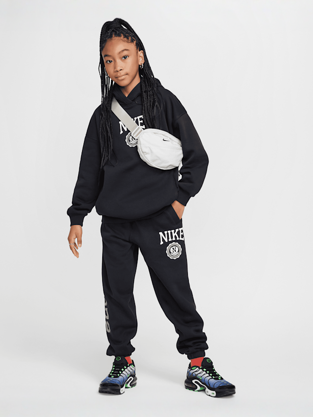 Nike, Sportswear Club Fleece Loose Pants, black, Image 6 of 6