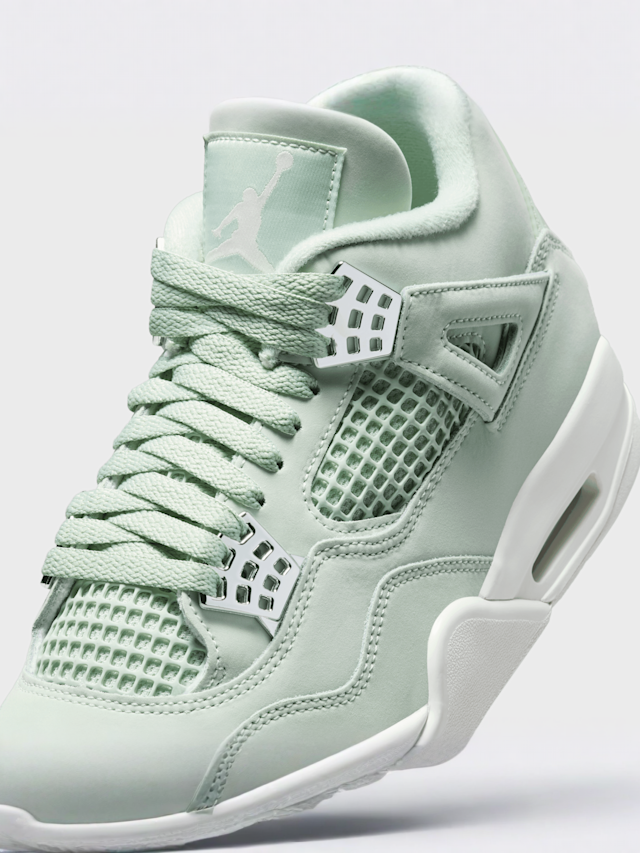Jordan, WMNS Air Jordan 4 Retro, green, Image 7 of 8
