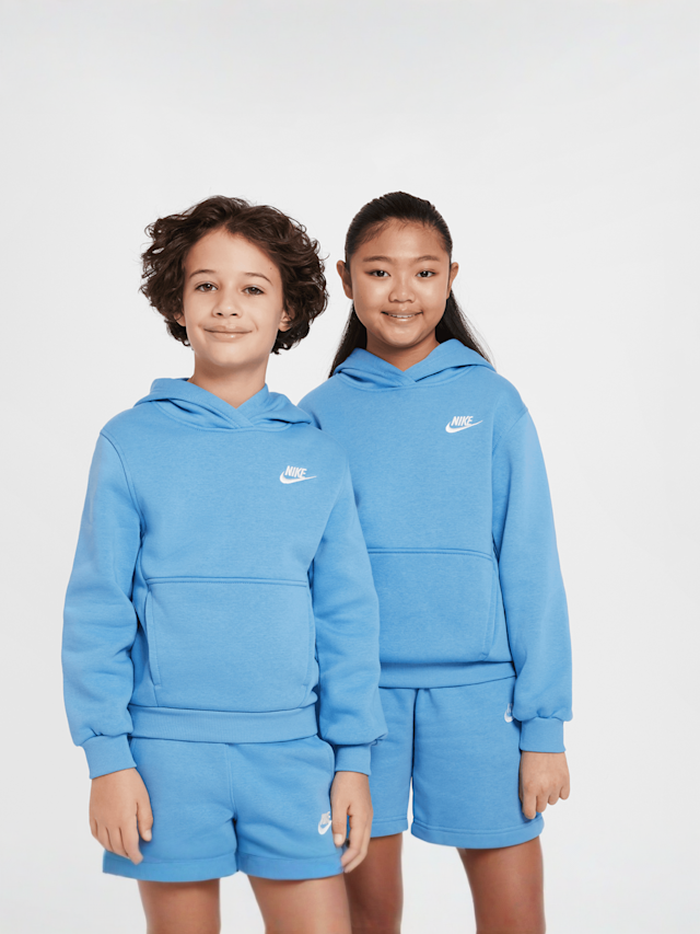 Nike, Sportswear Club Fleece Hoodie, blue, Image 1 of 7
