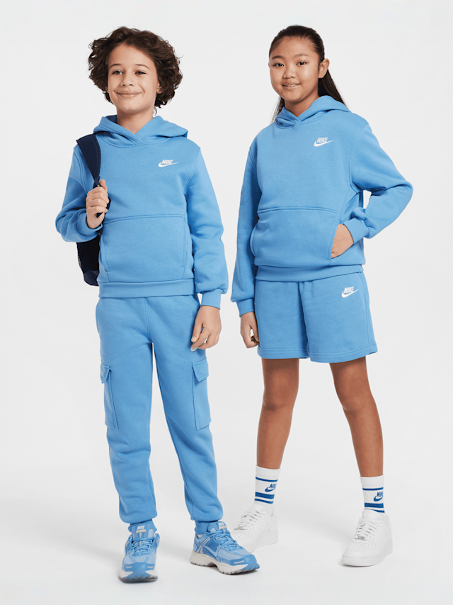 Nike, Sportswear Club Fleece Hoodie, blue, Image 7 of 7