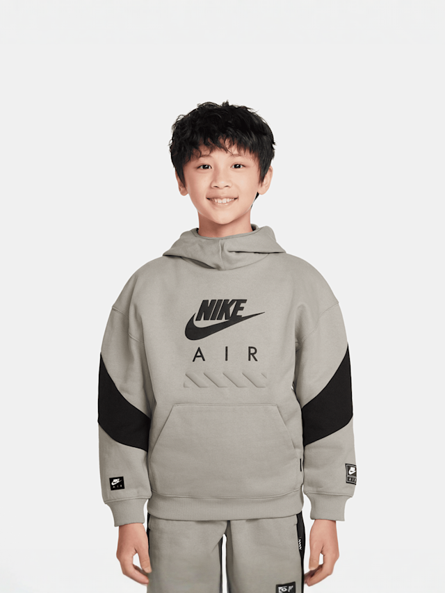 Nike, Air Fleece Hoodie, grey, Image 1 of 3