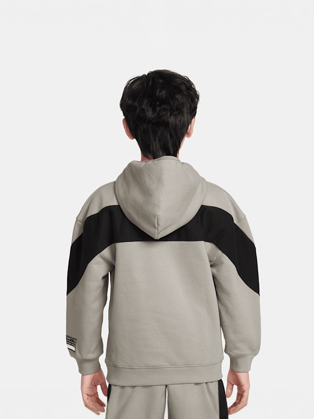 Nike, Air Fleece Hoodie, grey, Image 2 of 3
