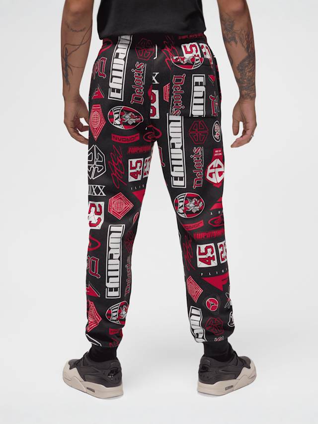 Jordan, Essentials All Over Print Fleece Pants, multi-colour, Image 2 of 6