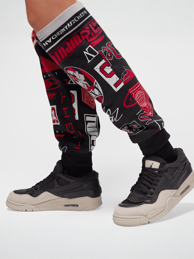 Jordan, Essentials All Over Print Fleece Pants, multi-colour, Image 5 of 6