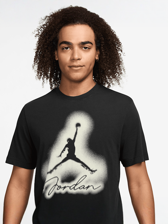 Jordan, Flight MVP Jumpman Crew T-Shirt, black, Image 3 of 3