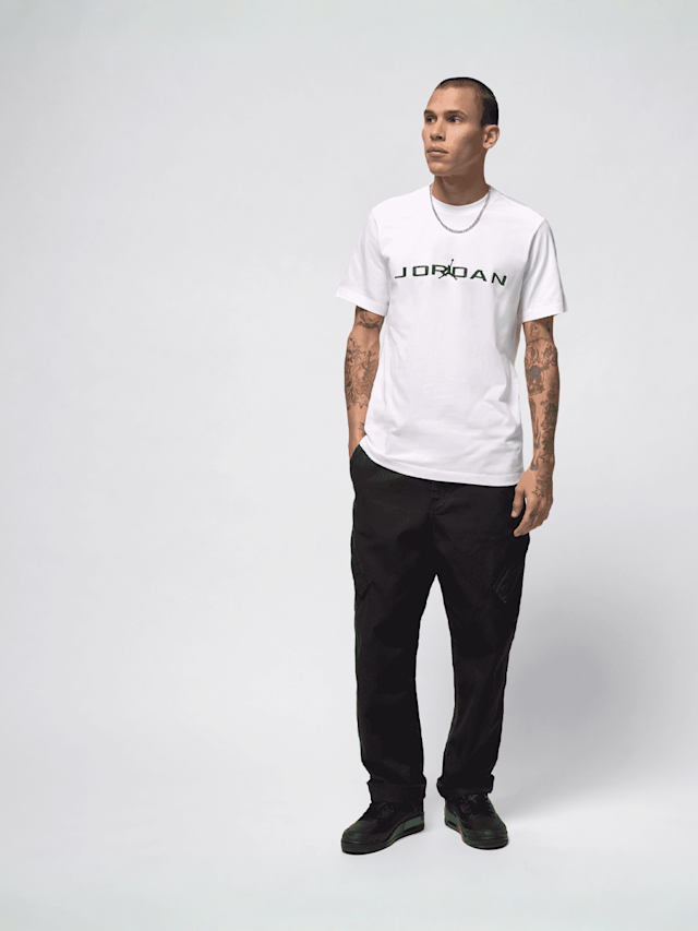 Jordan, Air Short Sleeve Tee, white, Image 4 of 4