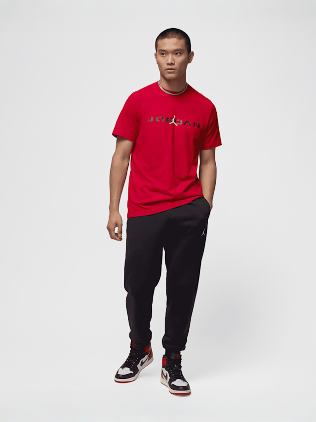 Jordan, Air Short Sleeve Tee, red, Image 4 of 4