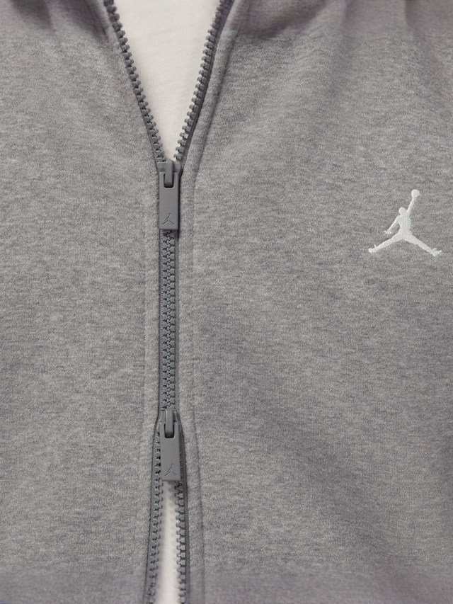 Jordan, Brooklyn Fleece Full-Zip Hoodie, grey, Image 3 of 6