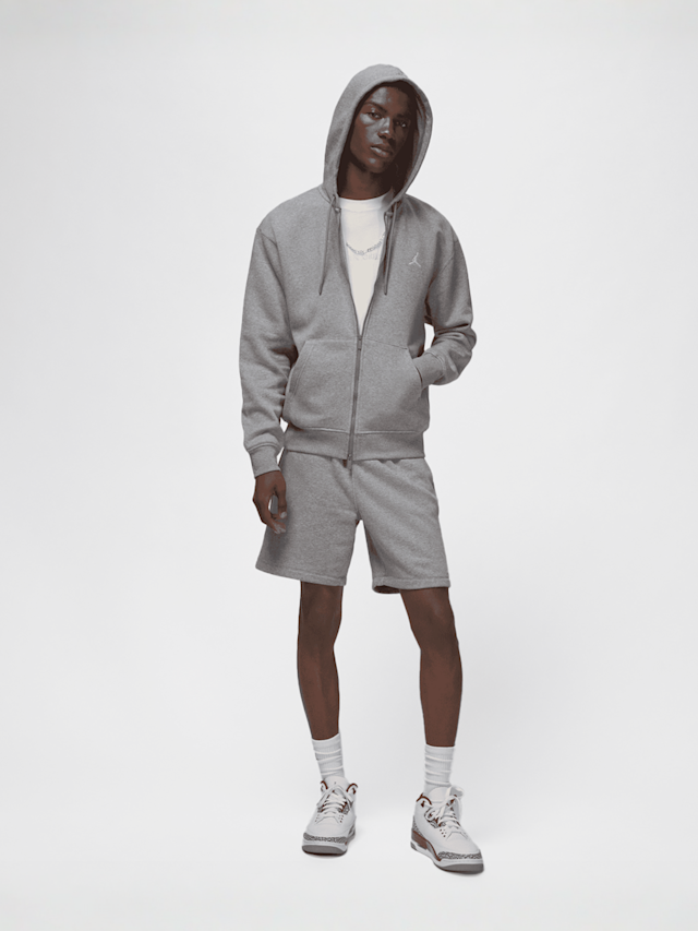 Jordan, Brooklyn Fleece Full-Zip Hoodie, grey, Image 5 of 6