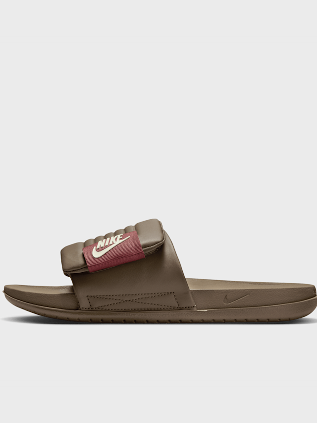 Nike, Offcourt Adjust, brown, Image 1 of 6