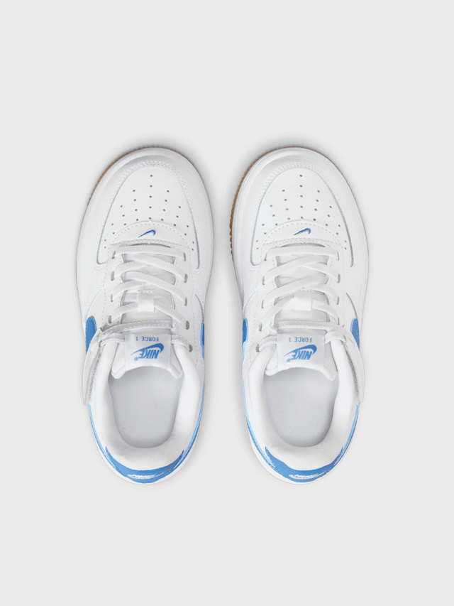 Nike, Force 1 Low EasyOn (PS), white, Image 6 of 8