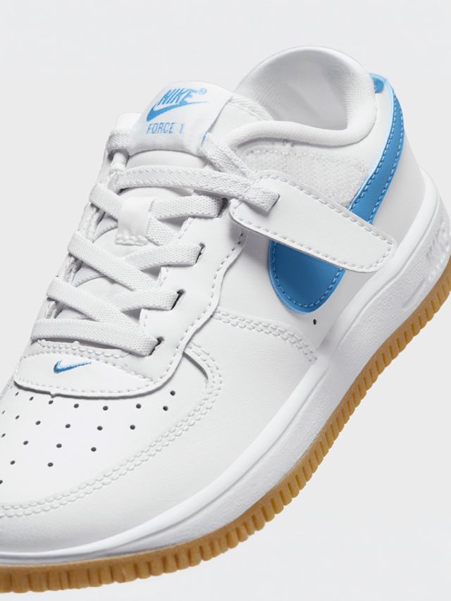 Nike, Force 1 Low EasyOn (PS), white, Image 7 of 8