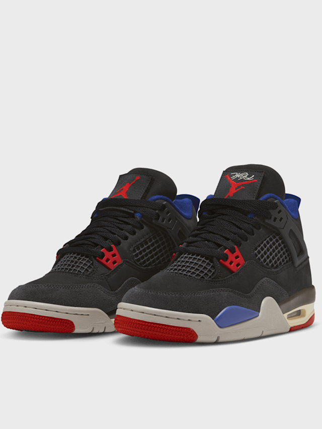 Jordan, Air Jordan 4 "Rare Air" Retro (GS), black, Image 4 of 9