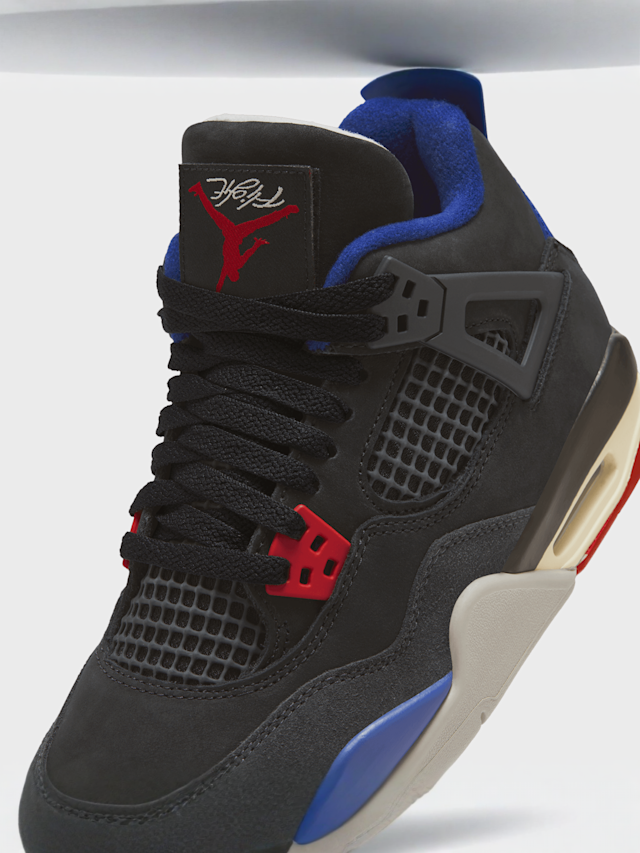 Jordan, Air Jordan 4 "Rare Air" Retro (GS), black, Image 7 of 9