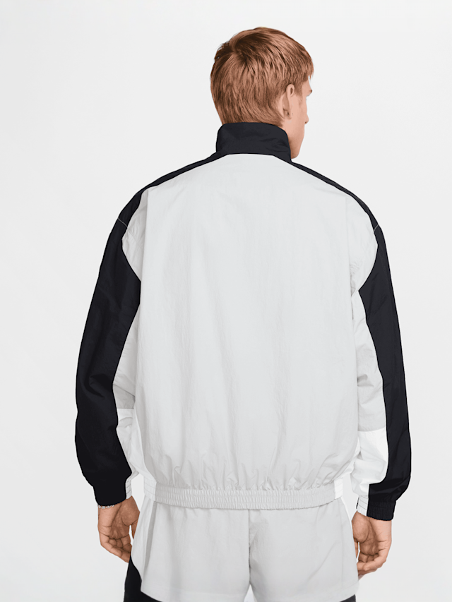 Nike, Club Woven Oversized Track Jacket, grey, Image 2 of 5