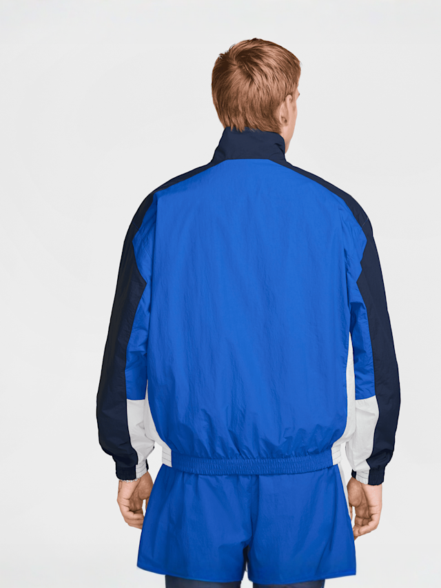 Nike, Club Woven Oversized Track Jacket, blue, Image 2 of 6