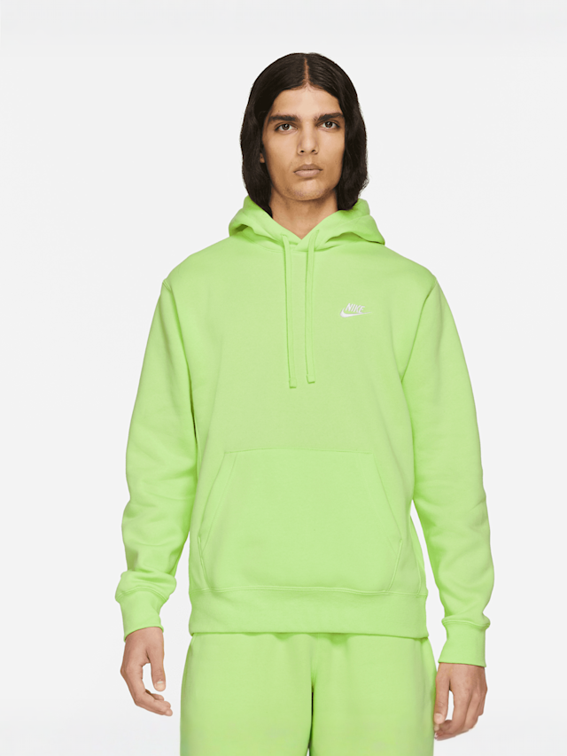 Nike, Sportswear Club Fleece Hoodie, green, Image 1 of 5