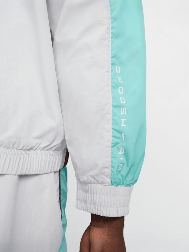 Nike, Sportswear Swoosh Air Woven Track Top, grey, Image 5 of 6