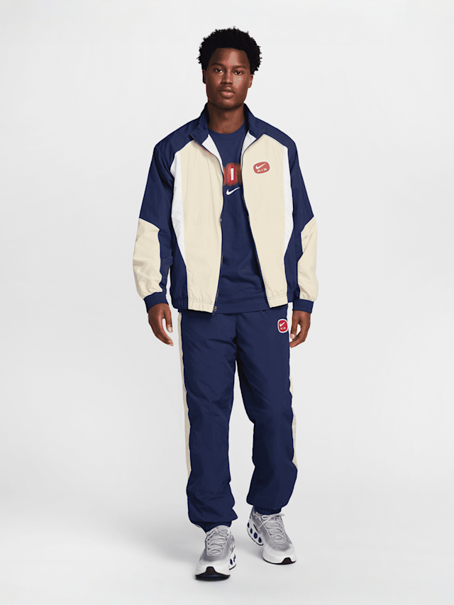 Nike, Sportswear Swoosh Air Woven Track Top, blue, Image 6 of 6
