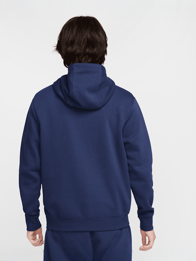Nike, Sportswear Swoosh Air Fleece Hoodie, blue, Image 2 of 5