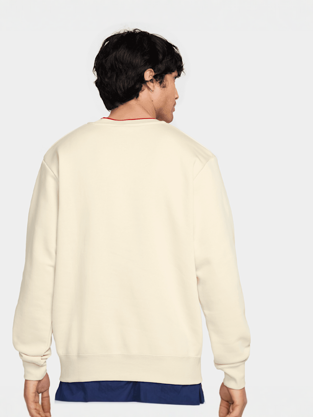 Nike, Sportswear Air Fleece Crew, beige, Image 2 of 4